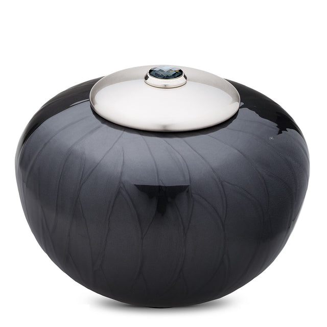 Adult Round Simplicity Midnight Pearl Cremation Urn