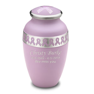 Adult Awareness Pink Cremation Urn