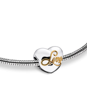 Spell Your Love™ Gold Vermeil Cremation Bracelet Bead