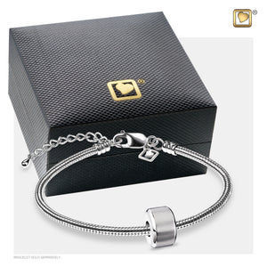 Serenity™ Two Tone Sterling Silver Cremation Bracelet Bead