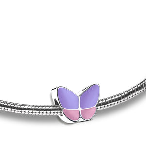 Wings of Hope™ Butterfly Shaped Lavender Cremation Bracelet Bead