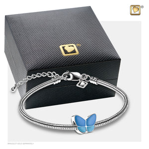 Wings of Hope™ Blue Cremation Bracelet Bead