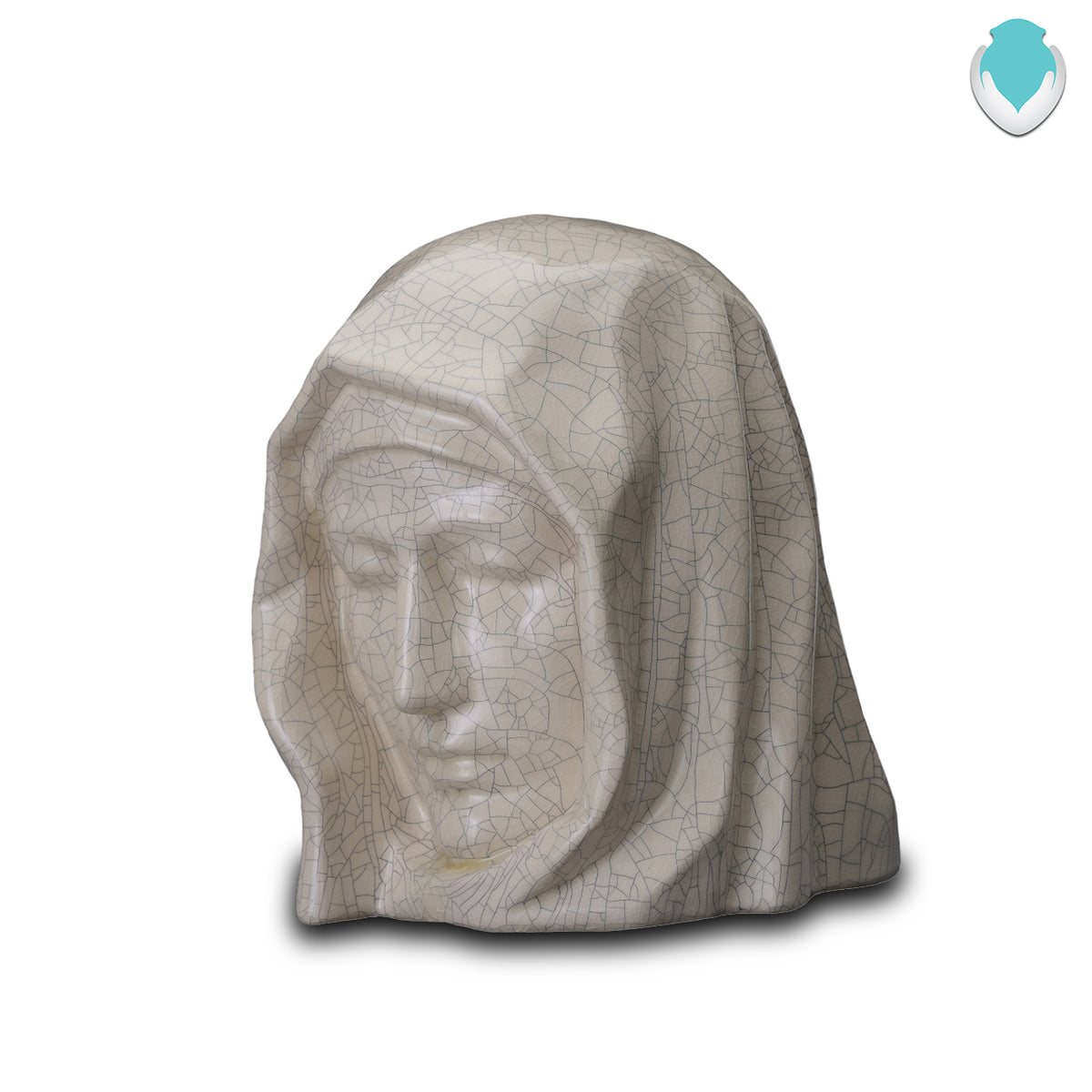Adult Harmony The Holy Mother Cremation Urn for Ashes - Craquelure