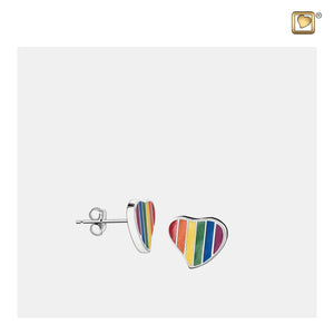 Pride Rainbow™ Sterling Silver Stud Earrings