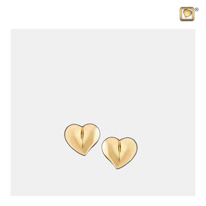 LoveHeartª Gold Vermeil Sterling Silver Stud Earrings