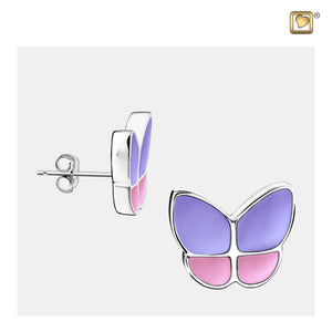 Wings of Hopeª Butterfly Lavender Earrings