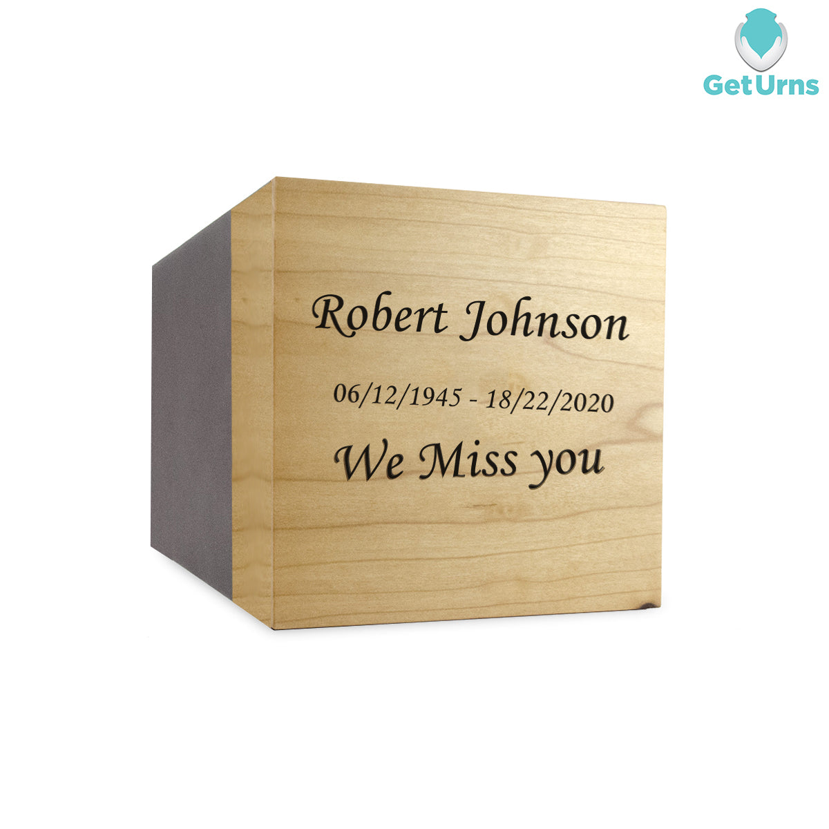 Meta – Poplar Wood Adult Cremation Urn