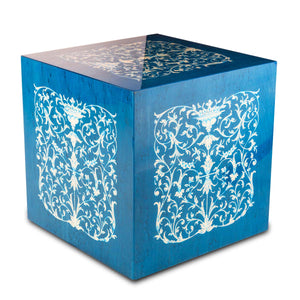 Adult Amalfi Azzurro Sea Blue Colored Cremation Box Urn