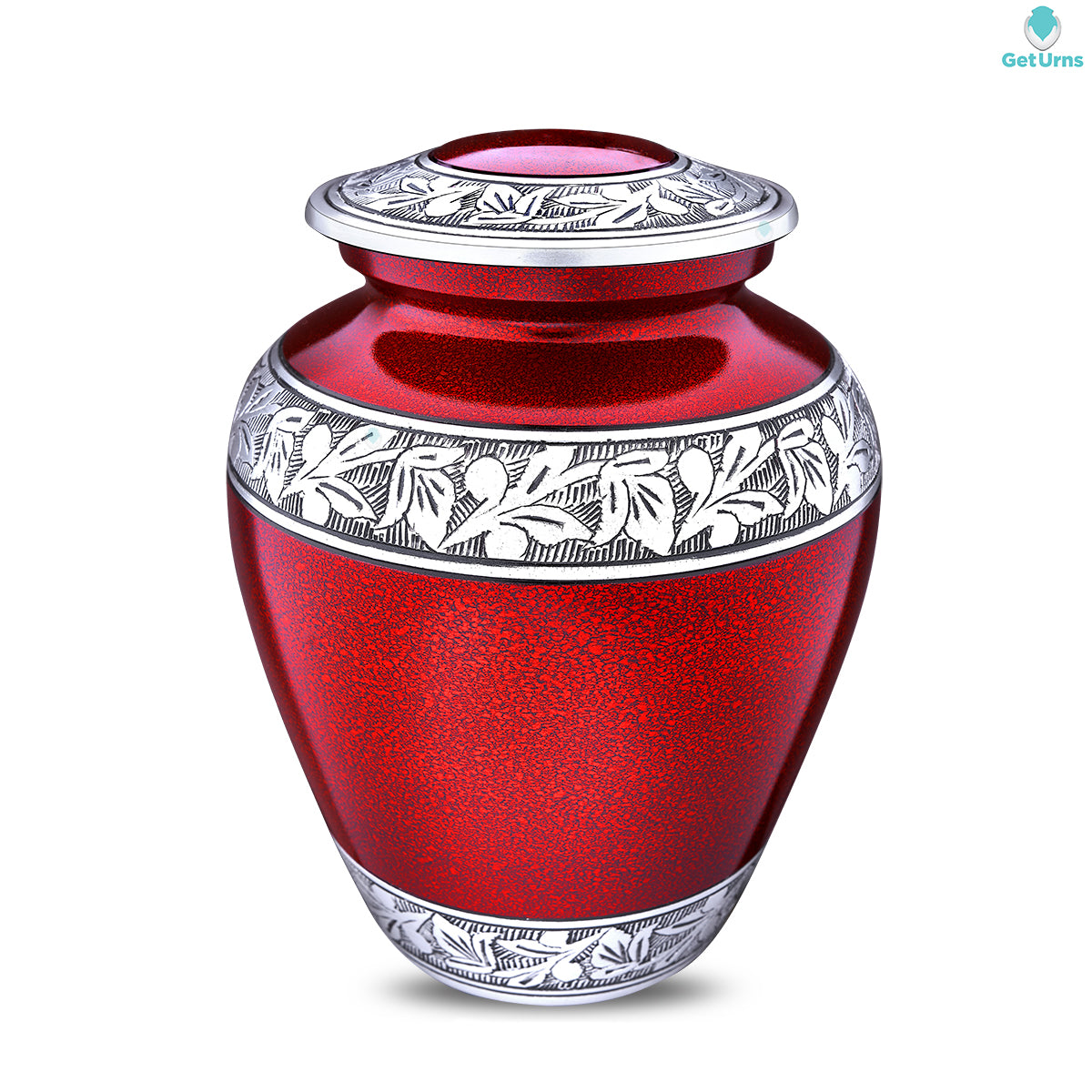 Elite Marble Red Adult Cremation Urn