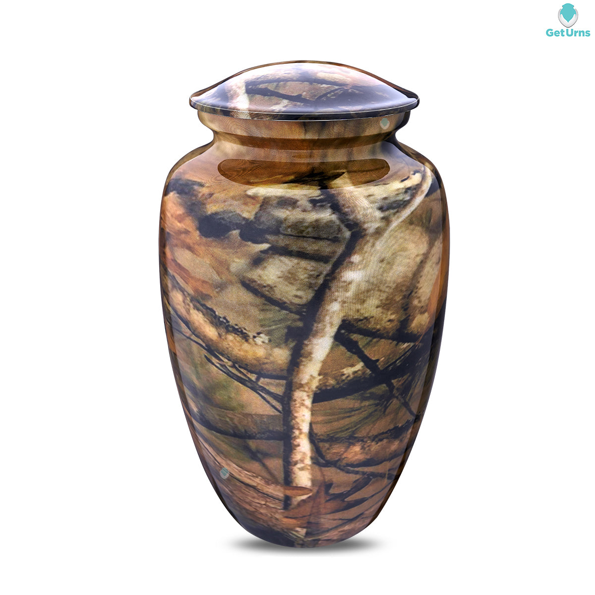 Classic Camouflage Adult Cremation Urn