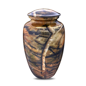 Classic Camouflage Adult Cremation Urn