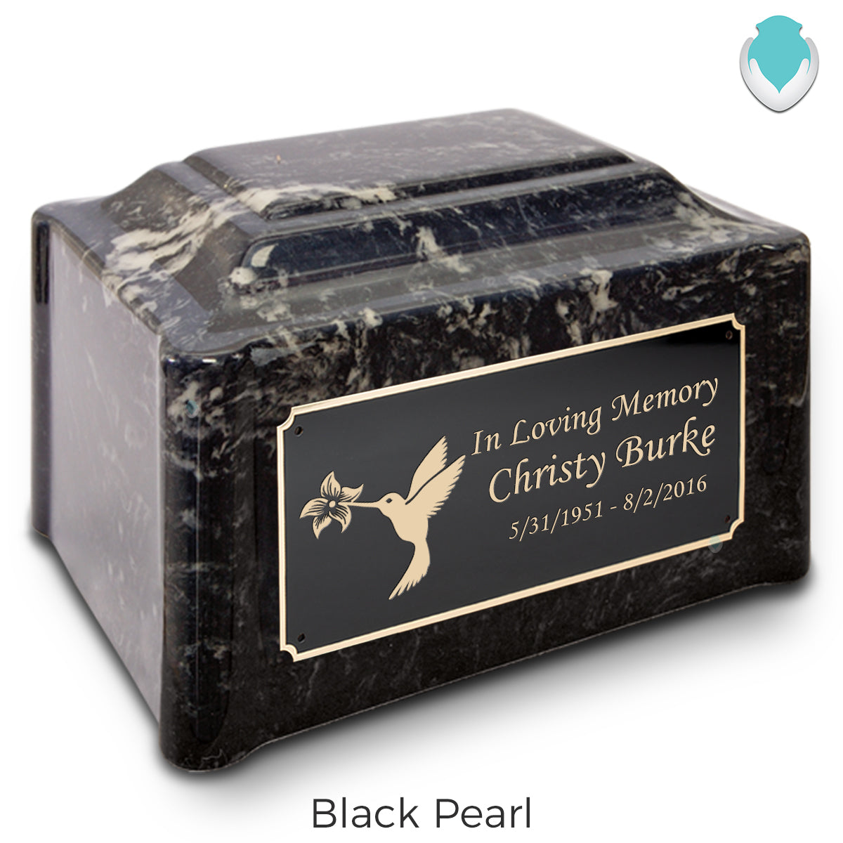 Adult Devotion Hummingbird Cultured Marble Urns for Ashes