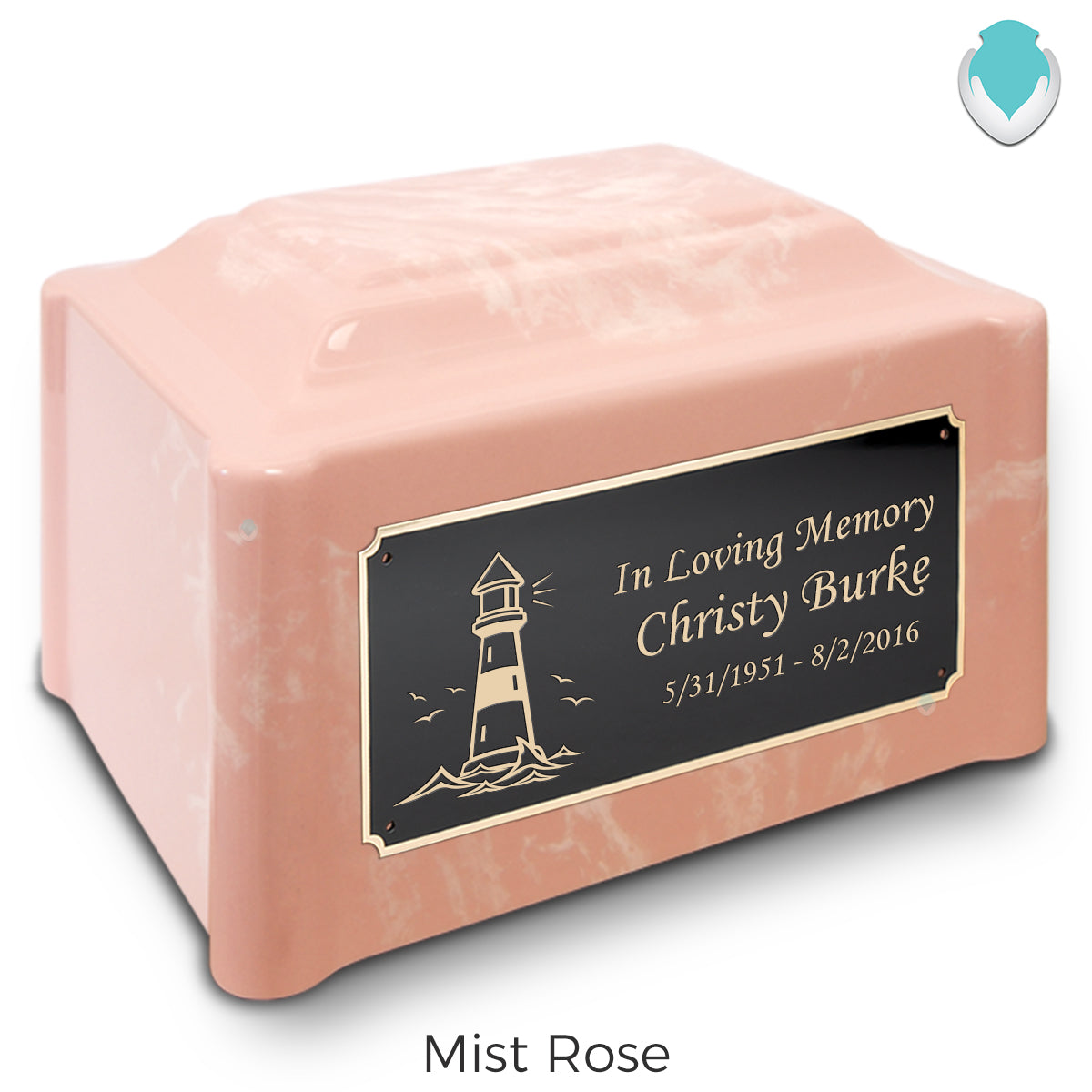 Adult Devotion Lighthouse Cultured Marble Urns for Ashes