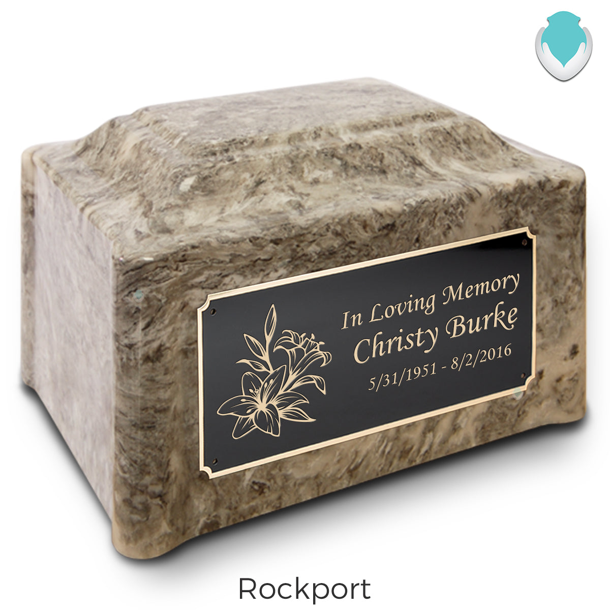 Adult Devotion Lily Cultured Marble Urns for Ashes