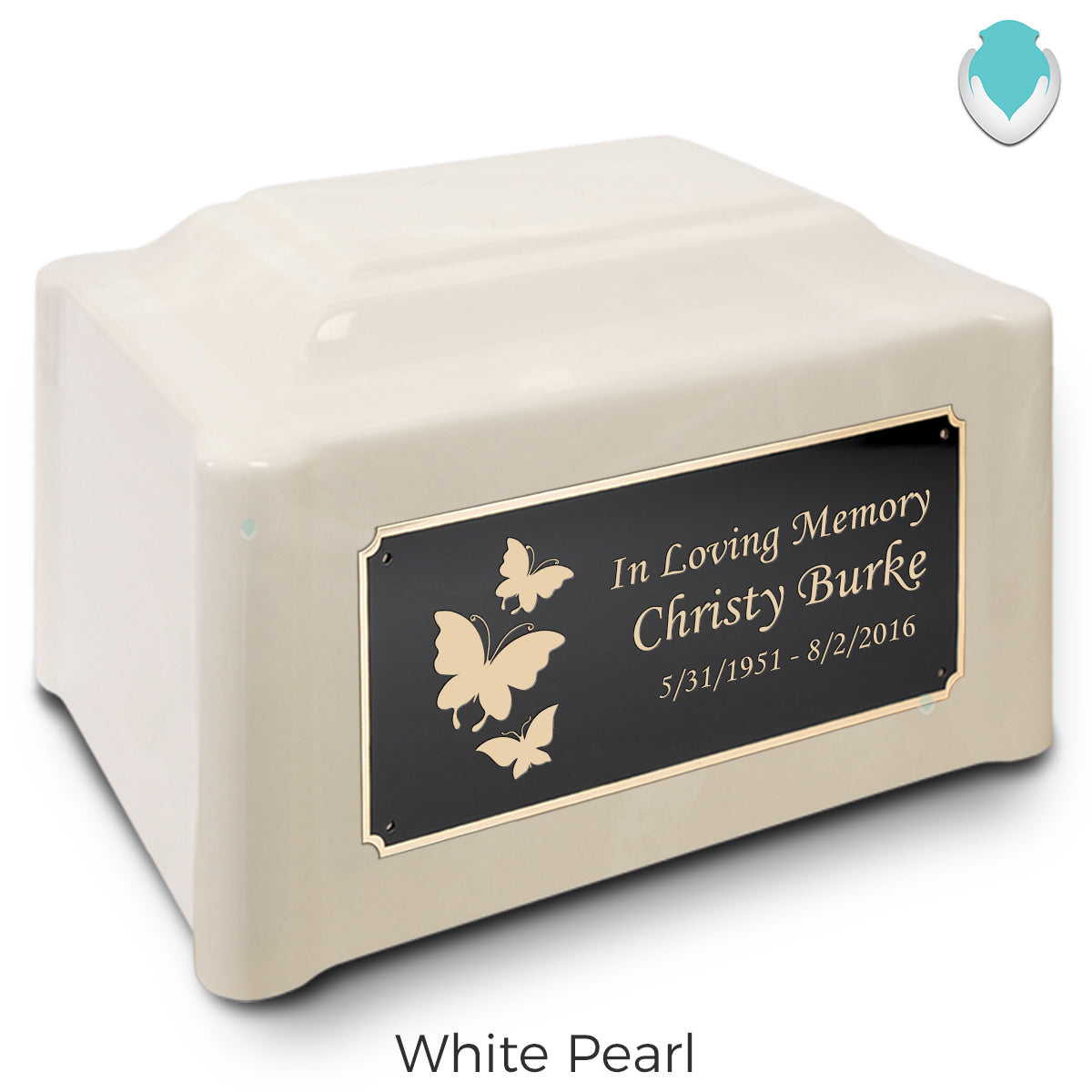 Adult Devotion Butterflies Cultured Marble Urns for Ashes