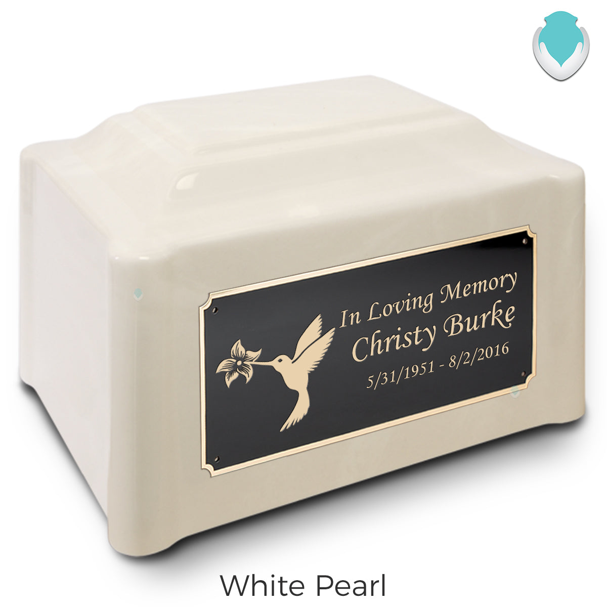 Adult Devotion Hummingbird Cultured Marble Urns for Ashes