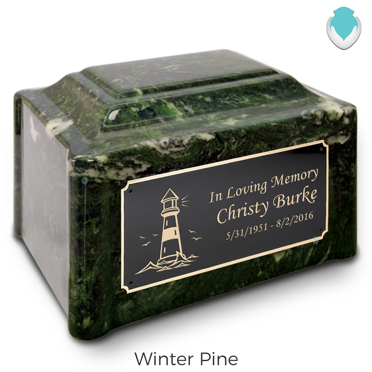 Adult Devotion Lighthouse Cultured Marble Urns for Ashes