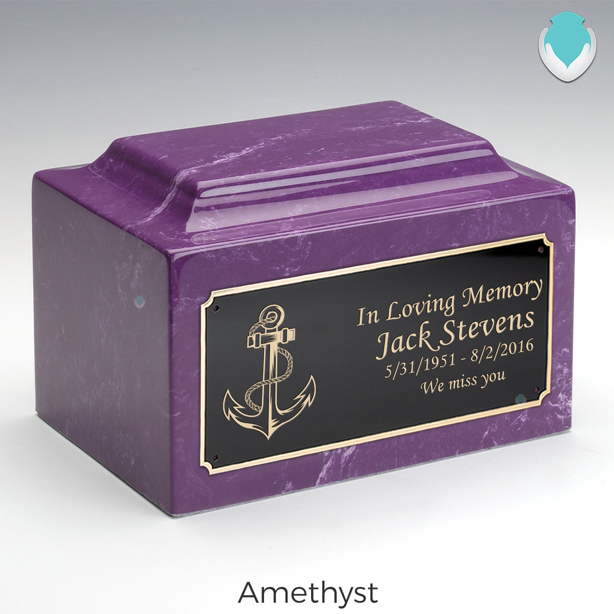 Adult Legacy Anchor Cultured Marble Urns by MacKenzie