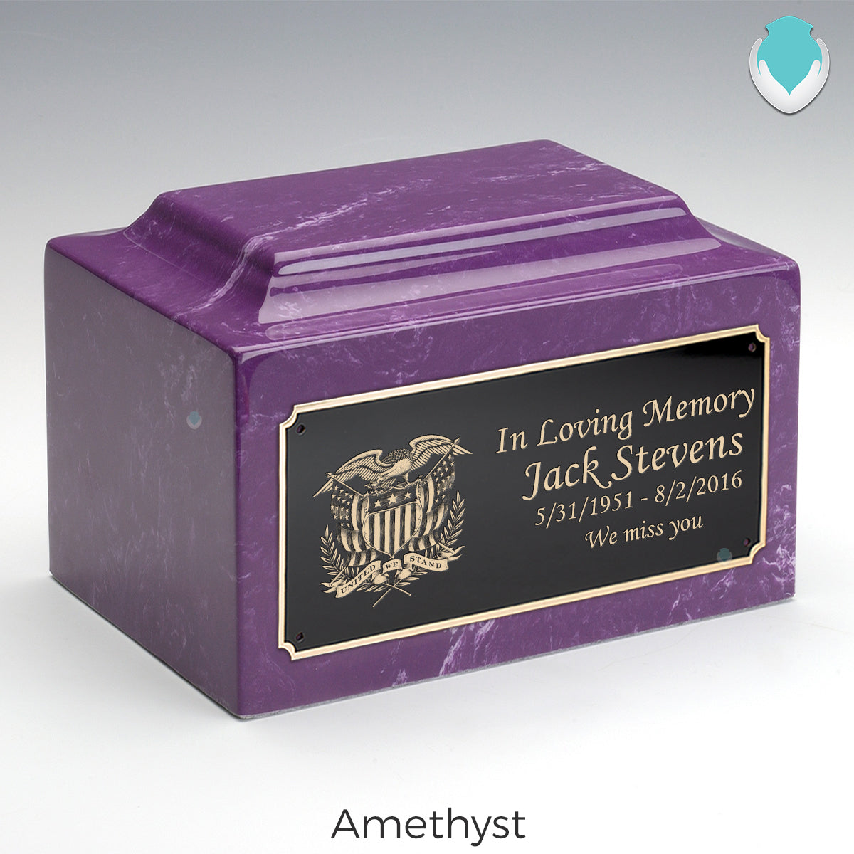 Adult Legacy American Glory Cultured Marble Urns by MacKenzie