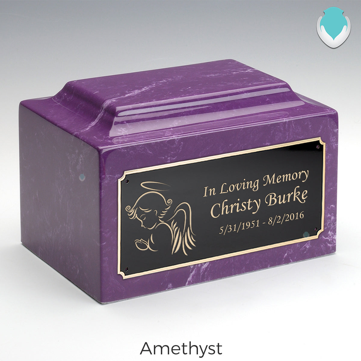 Adult Legacy Angel Cultured Marble Urns by MacKenzie