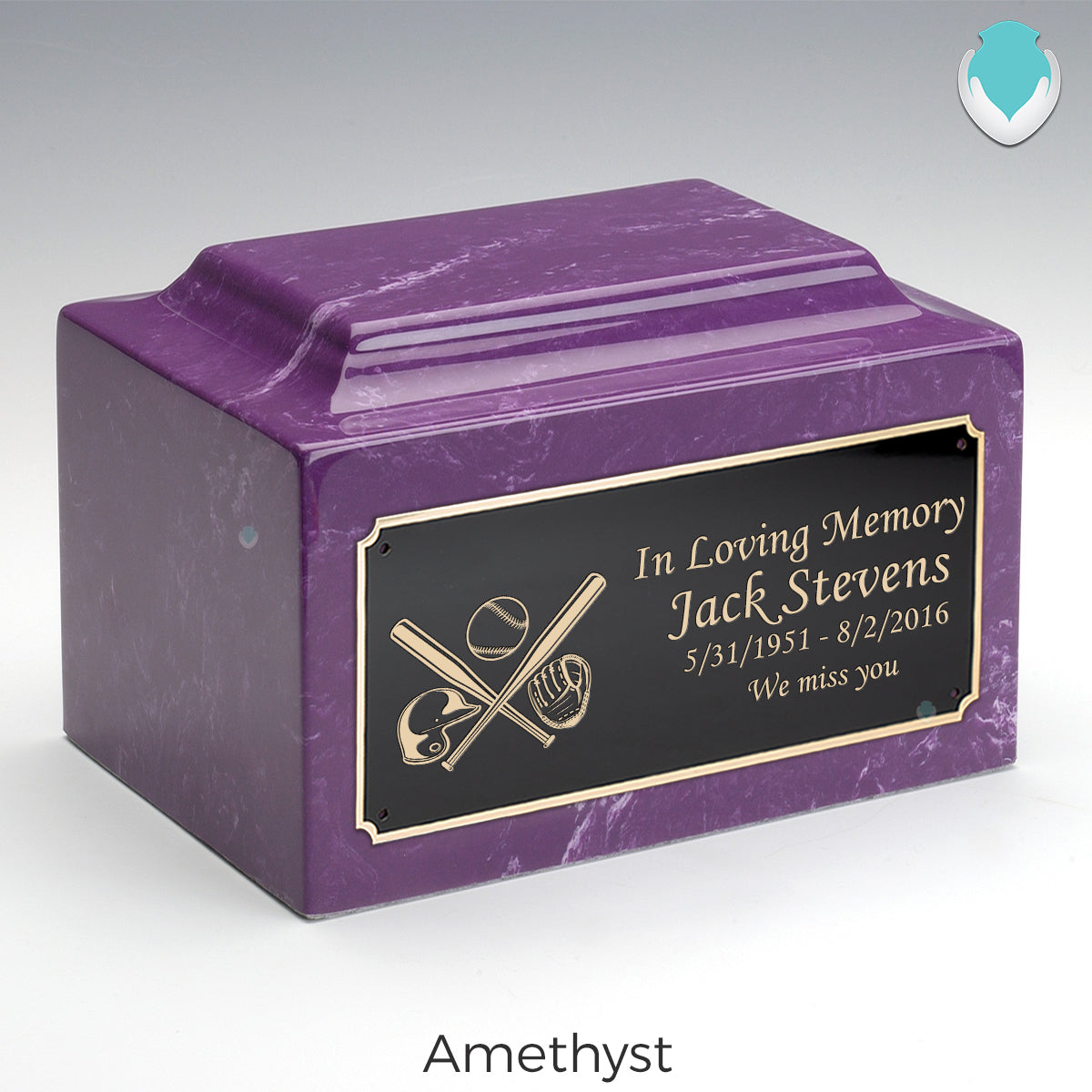 Adult Legacy Baseball Cultured Marble Urns by MacKenzie