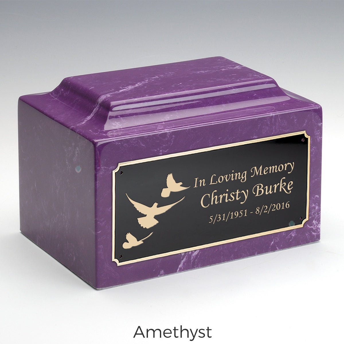 Adult Legacy Doves Cultured Marble Urns by MacKenzie