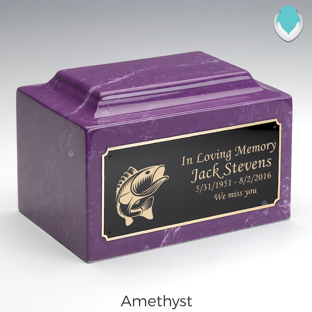 Adult Legacy Fishing Cultured Marble Urns by MacKenzie