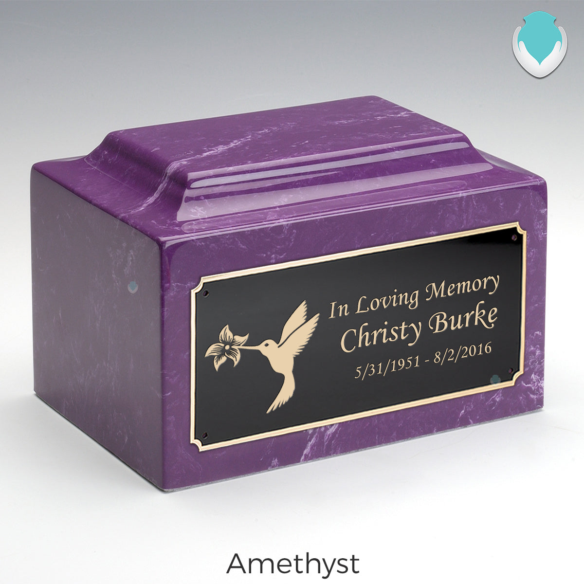 Adult Legacy Hummingbird Cultured Marble Urns by MacKenzie