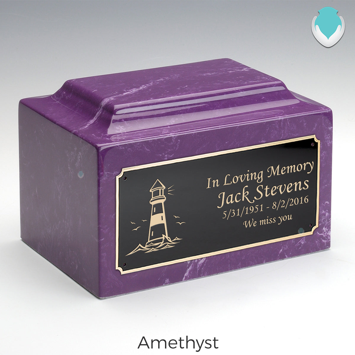 Adult Legacy Lighthouse Cultured Marble Urns by MacKenzie