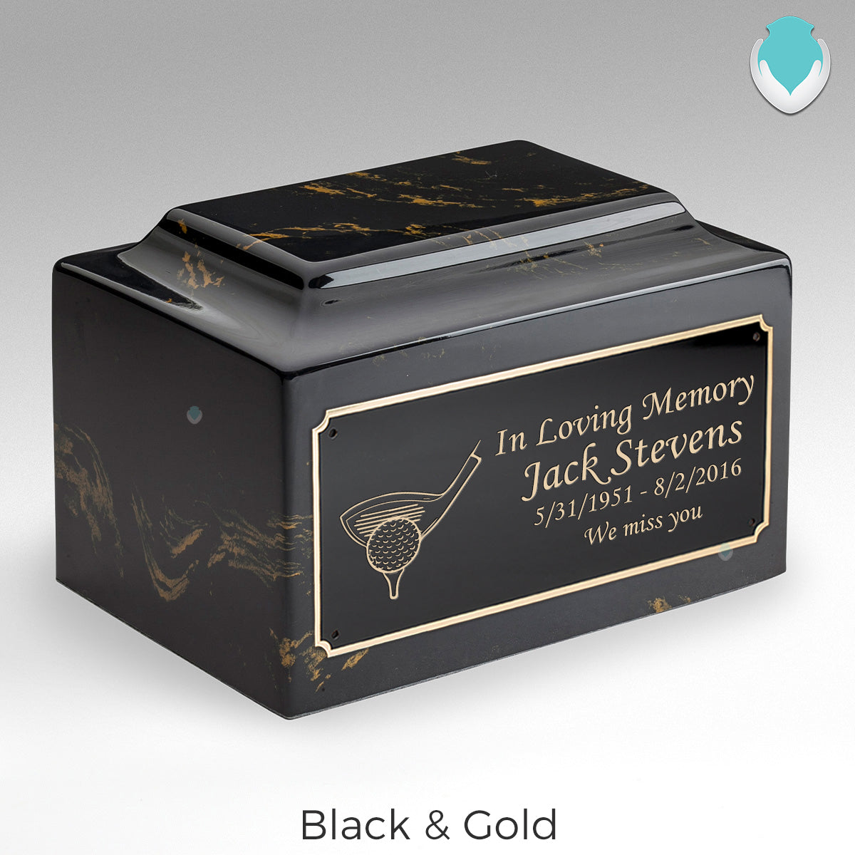 Adult Legacy Golf Cultured Marble Urns by MacKenzie