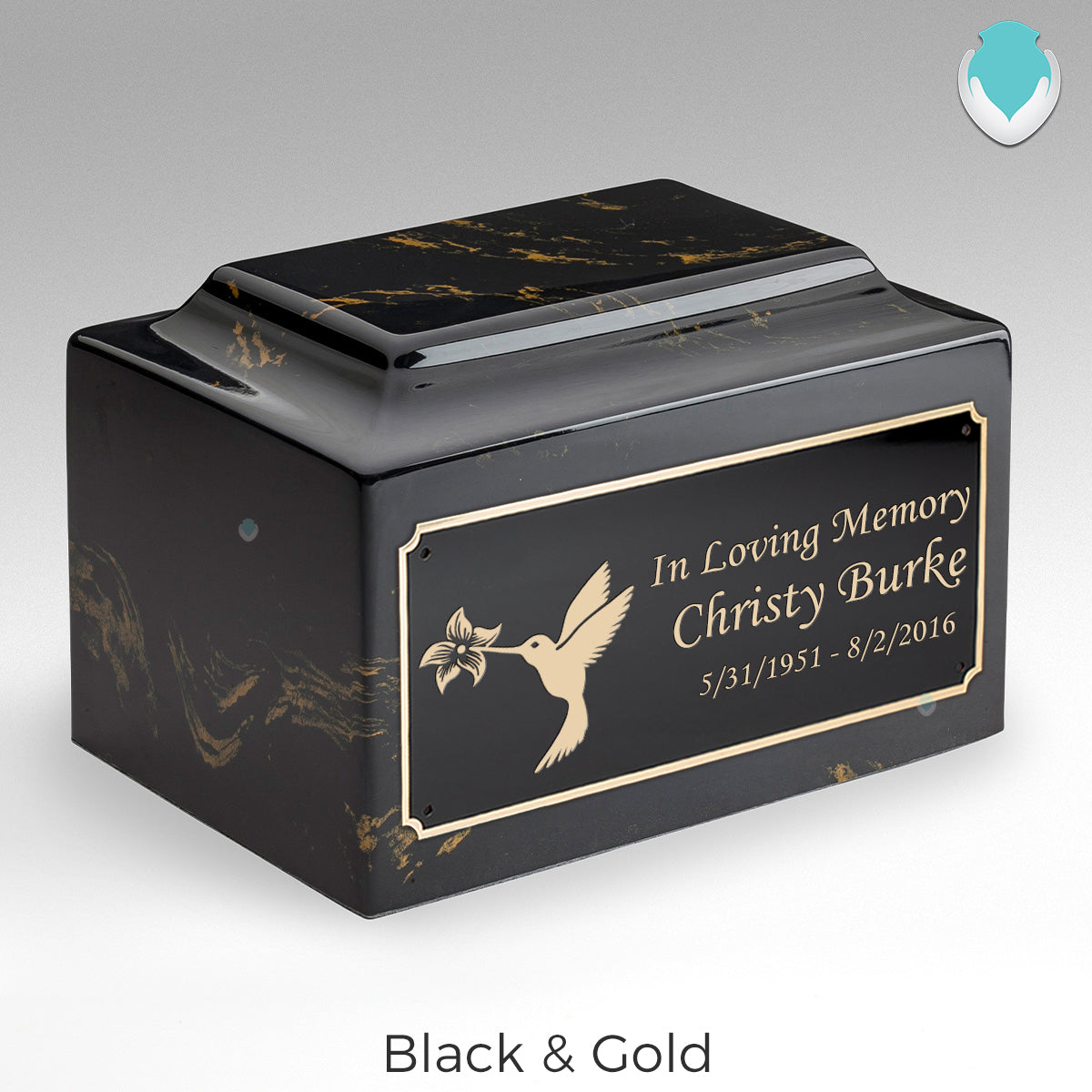 Adult Legacy Hummingbird Cultured Marble Urns by MacKenzie