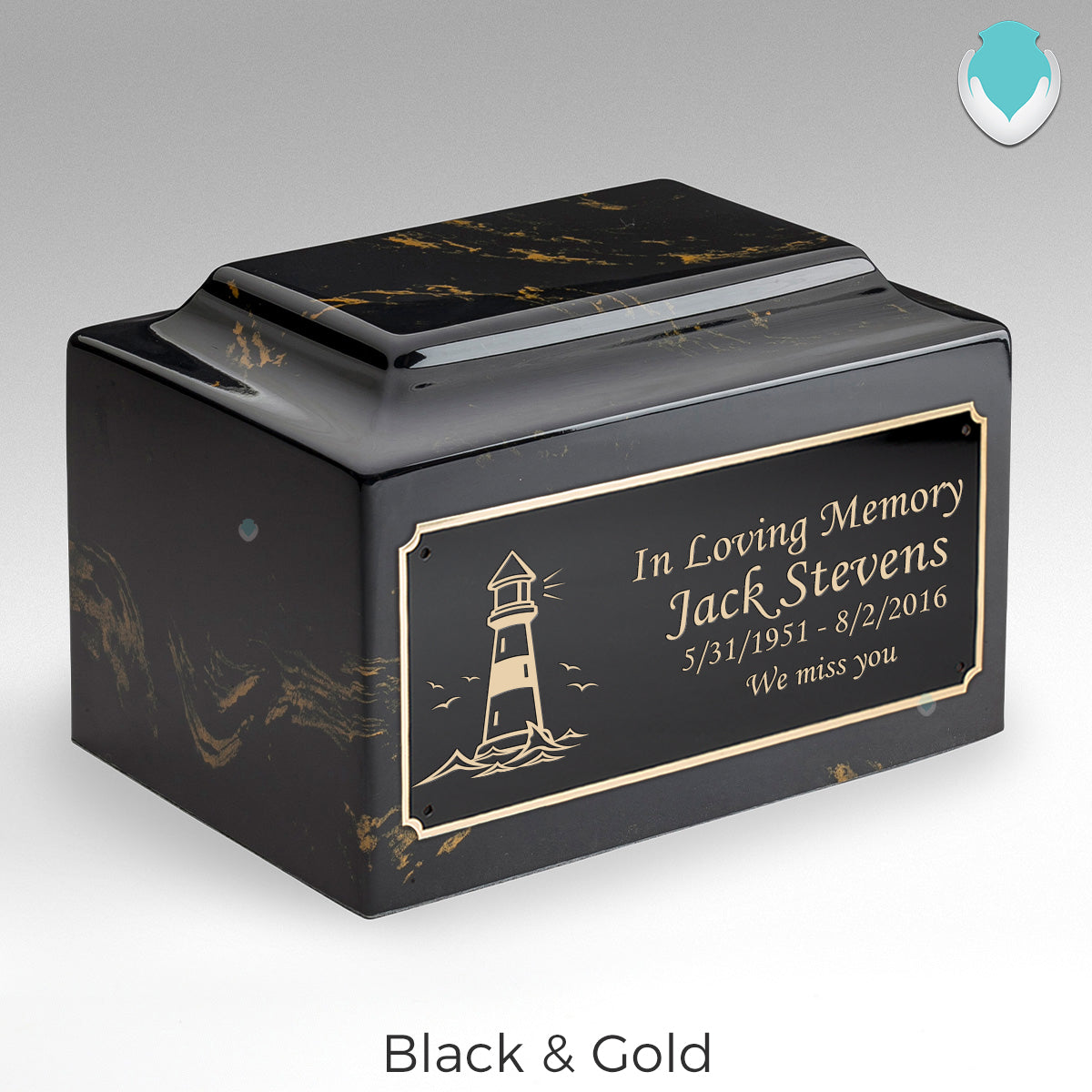 Adult Legacy Lighthouse Cultured Marble Urns by MacKenzie