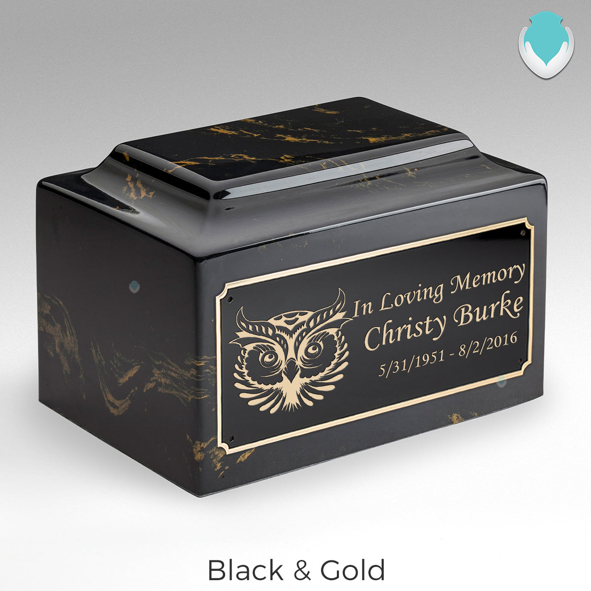 Adult Legacy Owl Cultured Marble Urns by MacKenzie