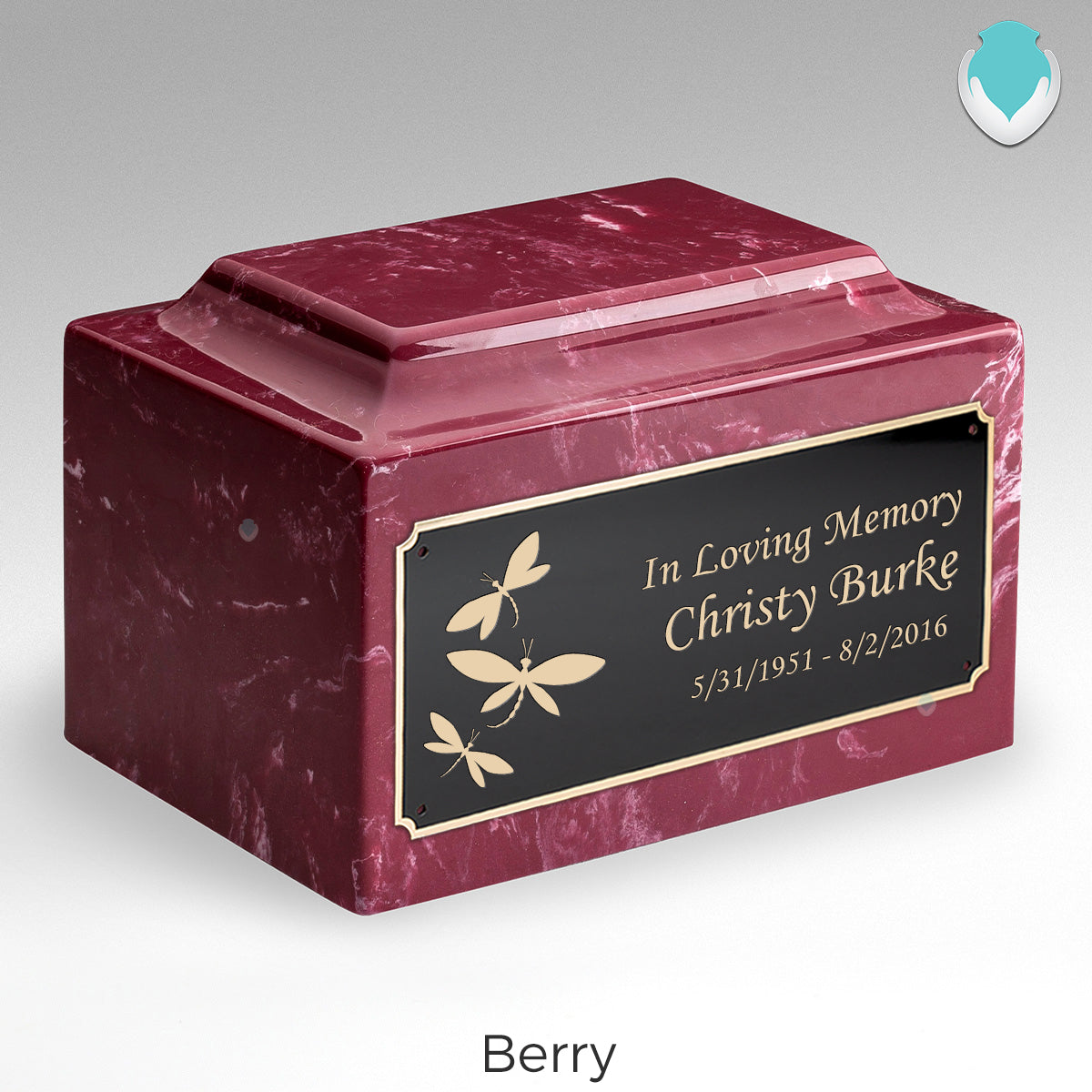 Adult Legacy Dragonflies Cultured Marble Urns by MacKenzie