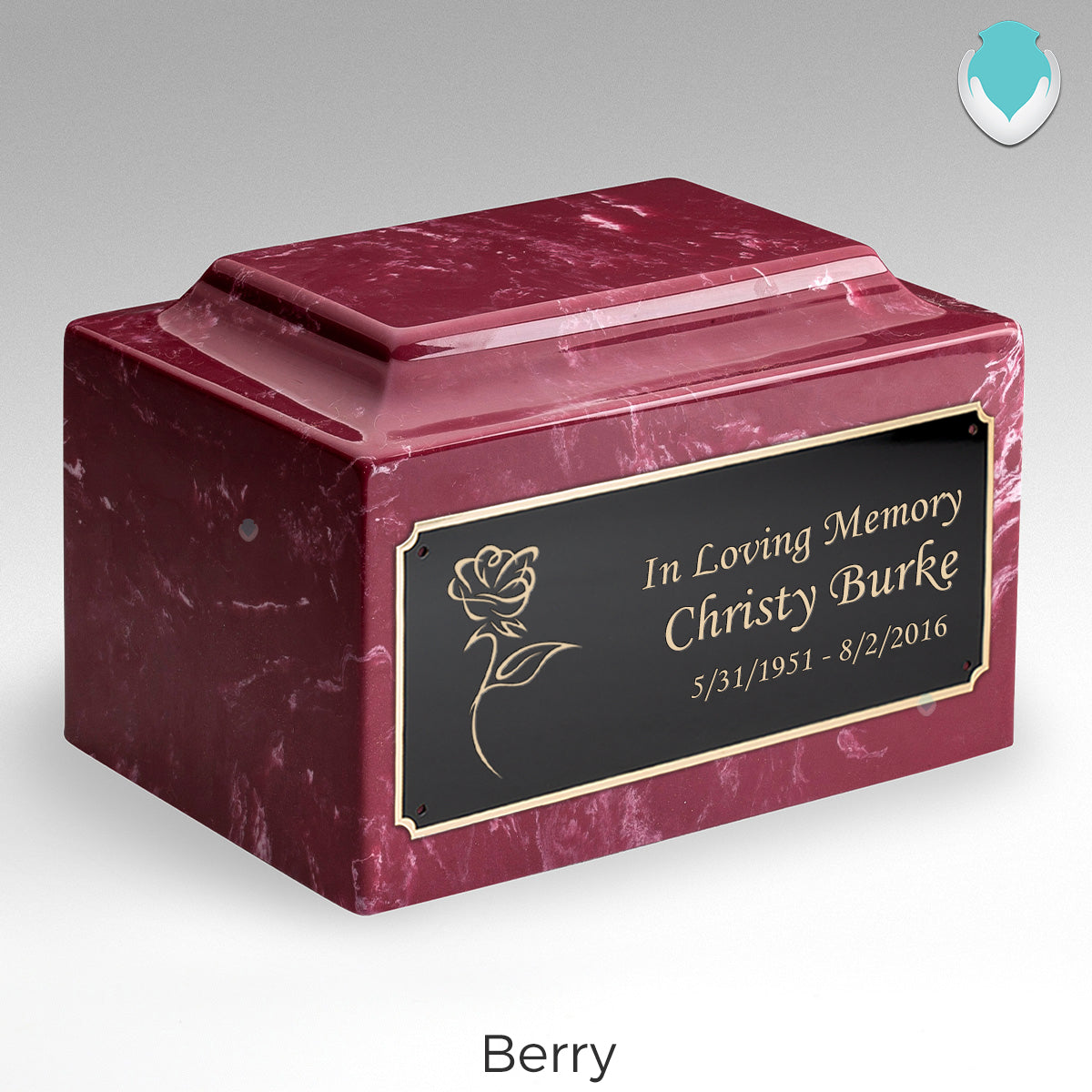 Adult Legacy Rose Cultured Marble Urns by MacKenzie