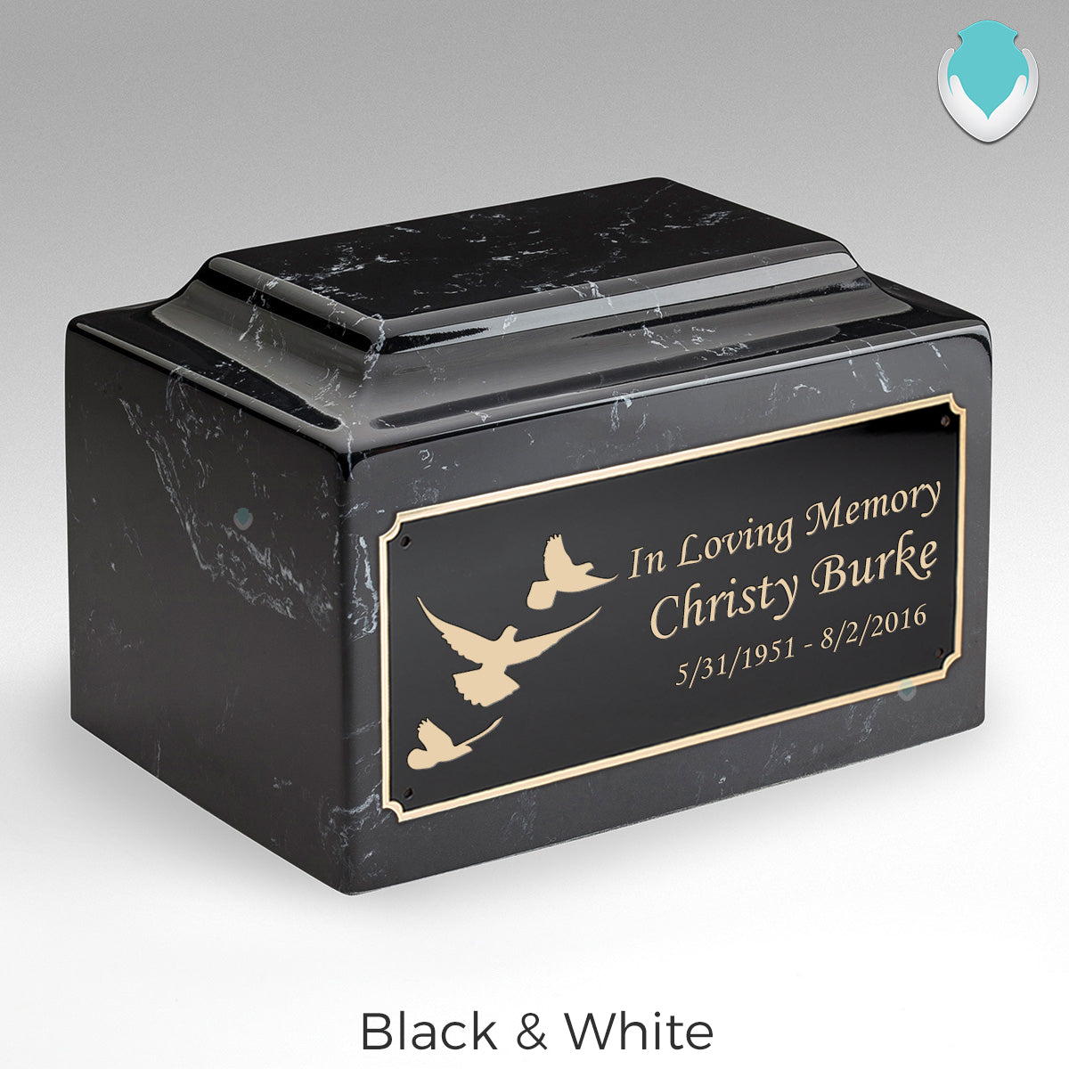 Adult Legacy Doves Cultured Marble Urns by MacKenzie