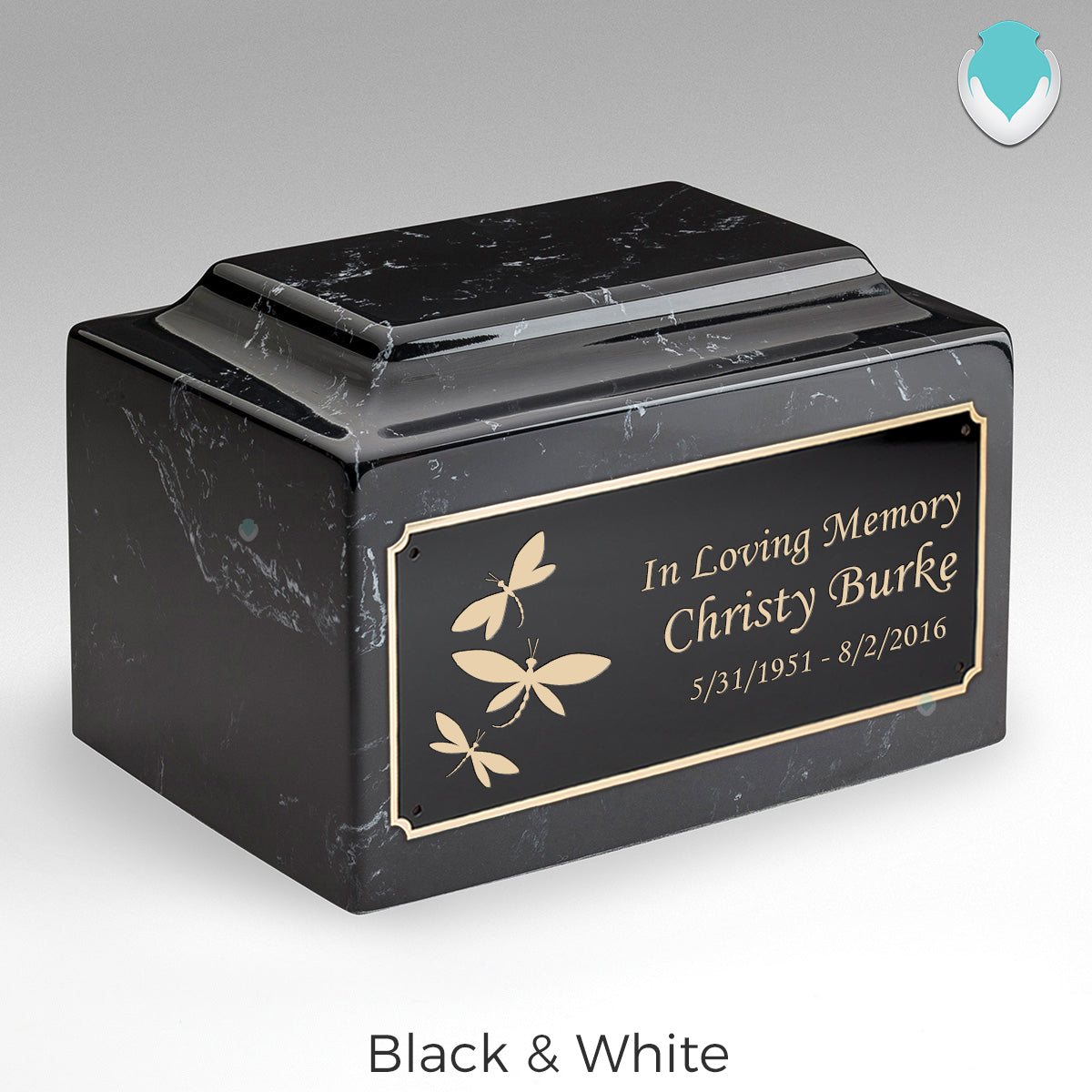 Adult Legacy Dragonflies Cultured Marble Urns by MacKenzie