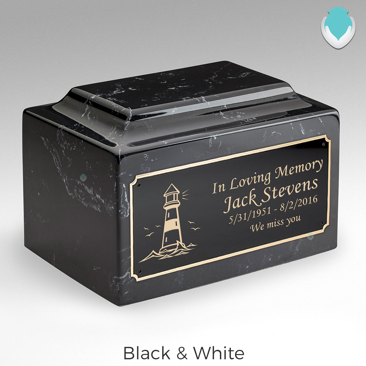 Adult Legacy Lighthouse Cultured Marble Urns by MacKenzie