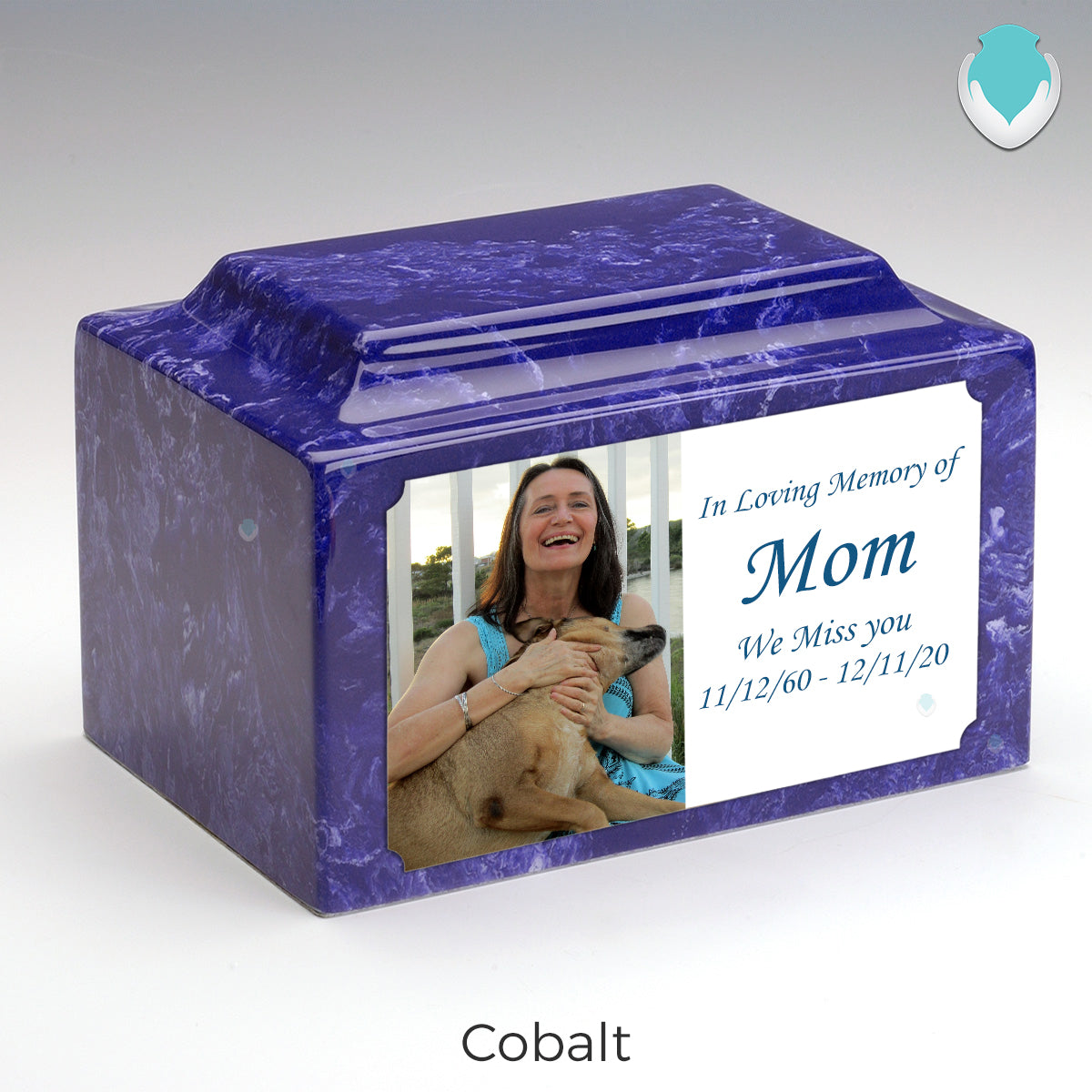 Adult Legacy Custom Printed Photo Cultured Marble Urns by MacKenzie