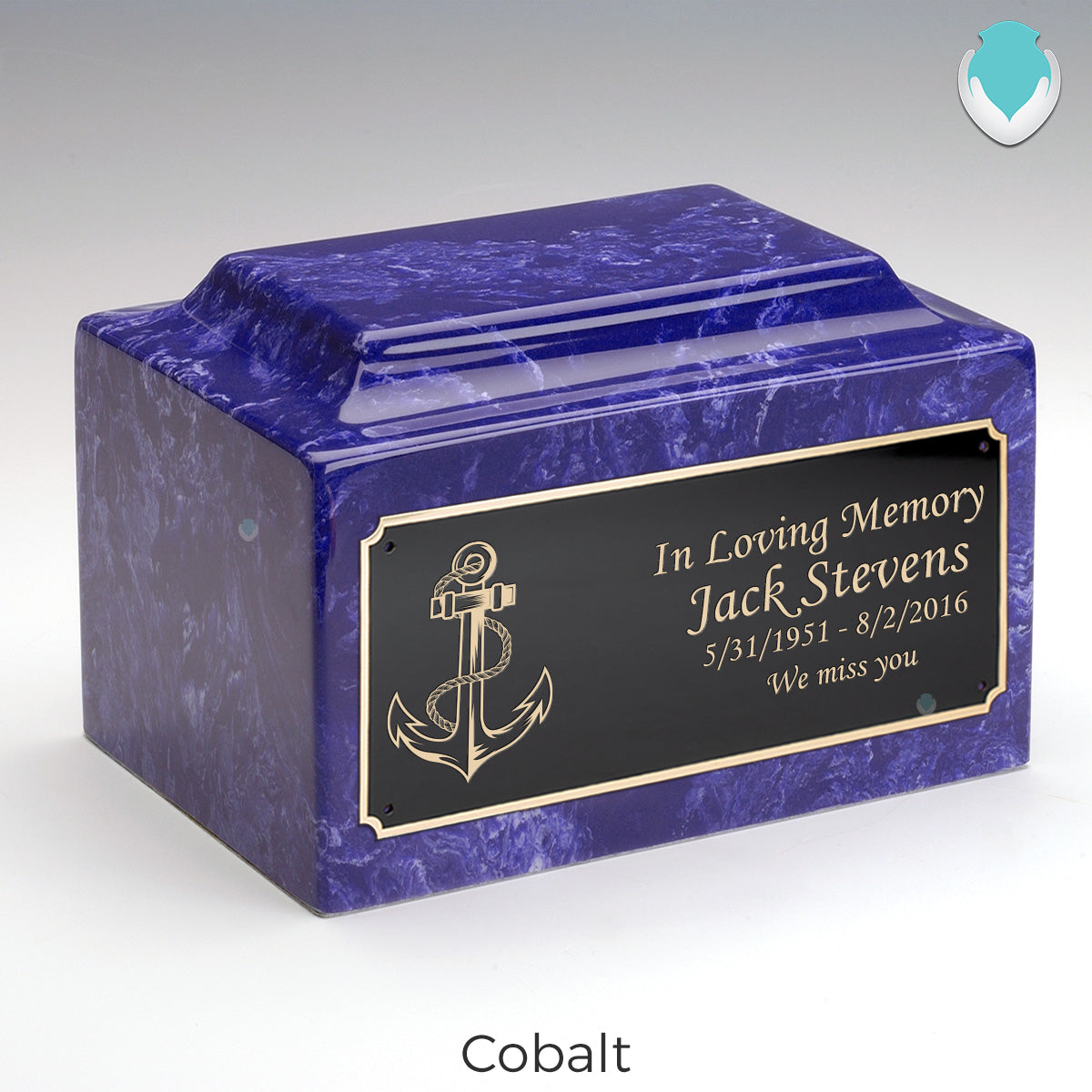 Adult Legacy Anchor Cultured Marble Urns by MacKenzie