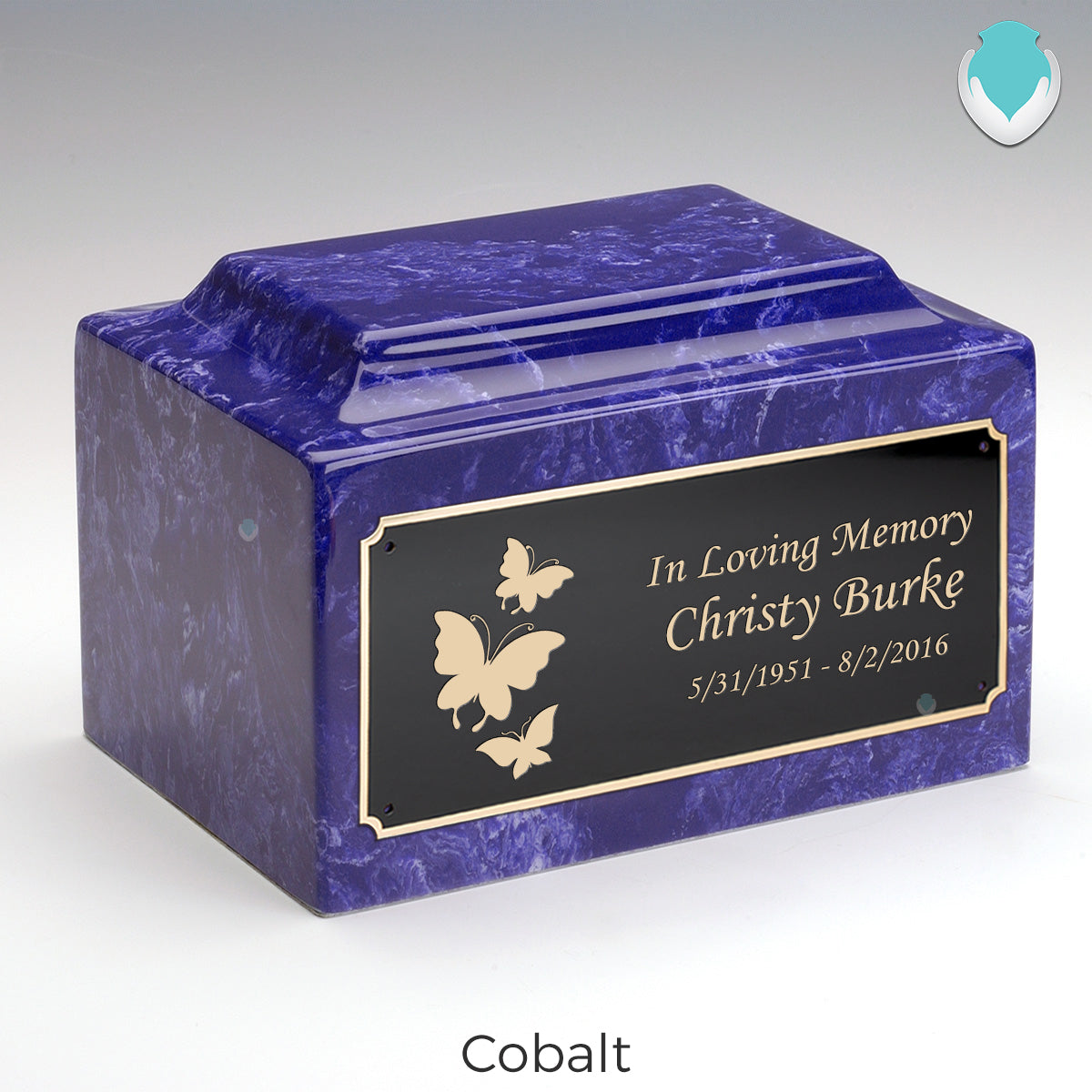 Adult Legacy Butterflies Cultured Marble Urns by MacKenzie