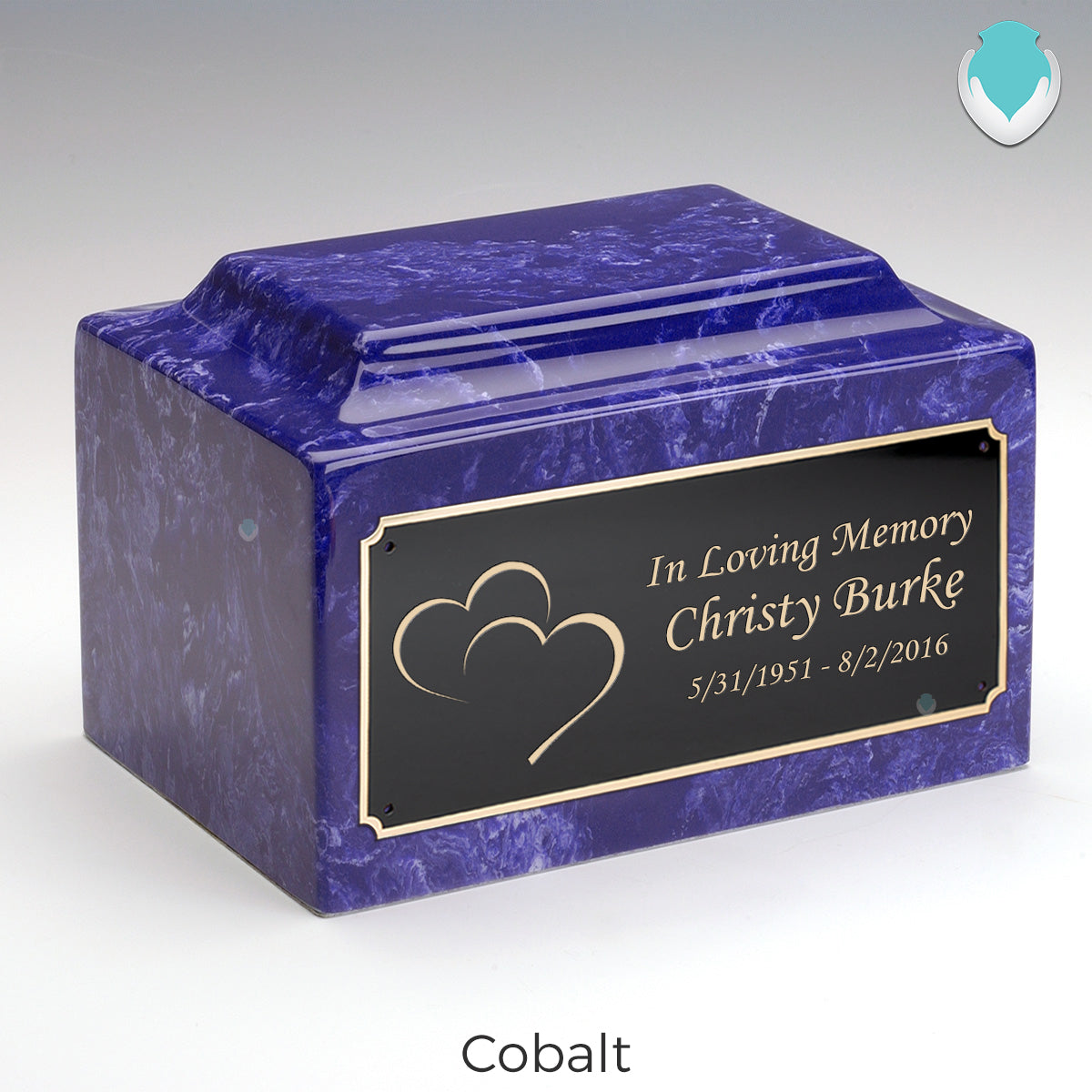 Adult Legacy Hearts Cultured Marble Urns by MacKenzie