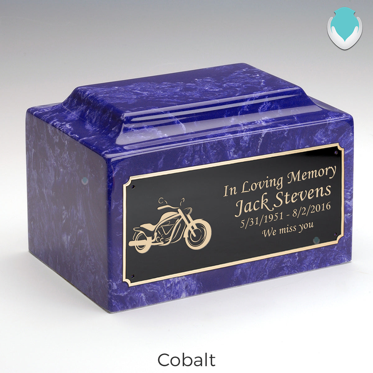 Adult Legacy Motorcycle Cultured Marble Urns by MacKenzie