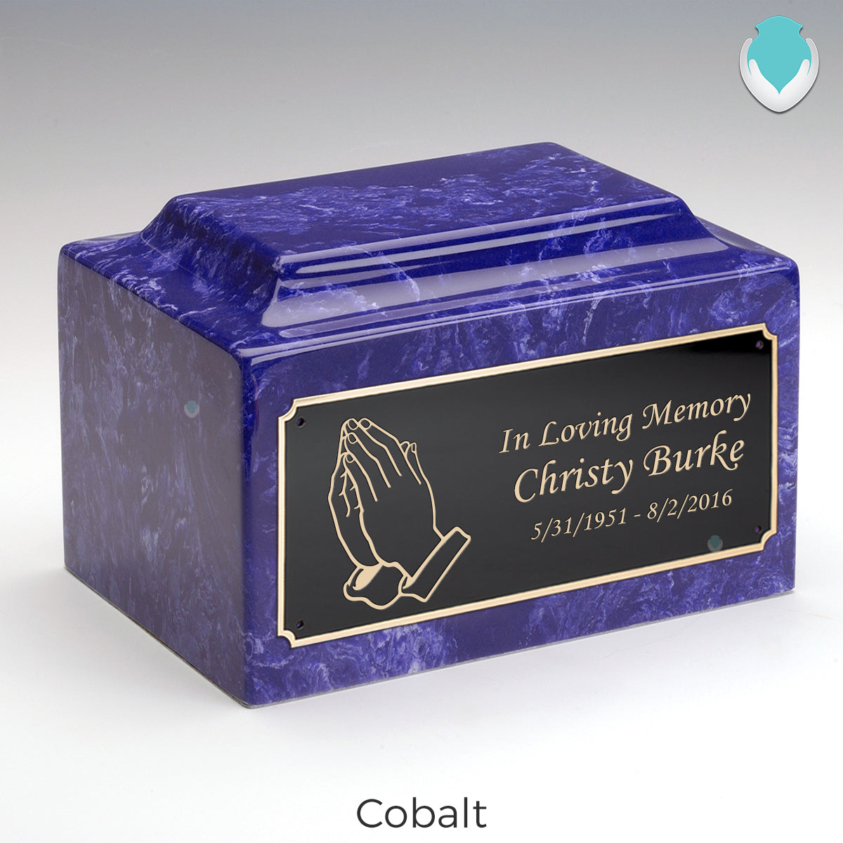 Adult Legacy Praying Hands Cultured Marble Urns by MacKenzie