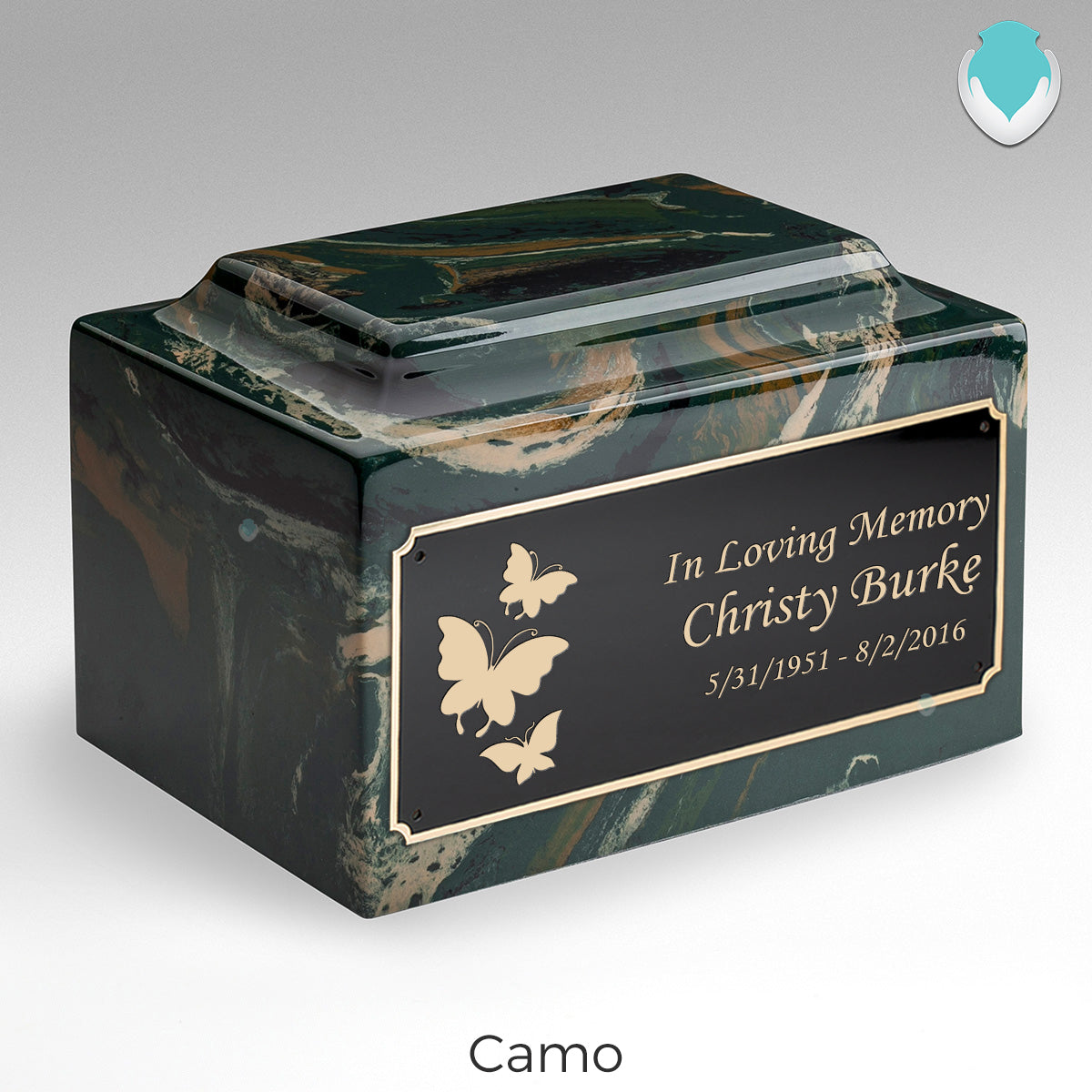 Adult Legacy Butterflies Cultured Marble Urns by MacKenzie