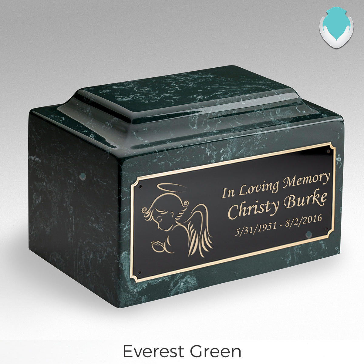 Adult Legacy Angel Cultured Marble Urns by MacKenzie