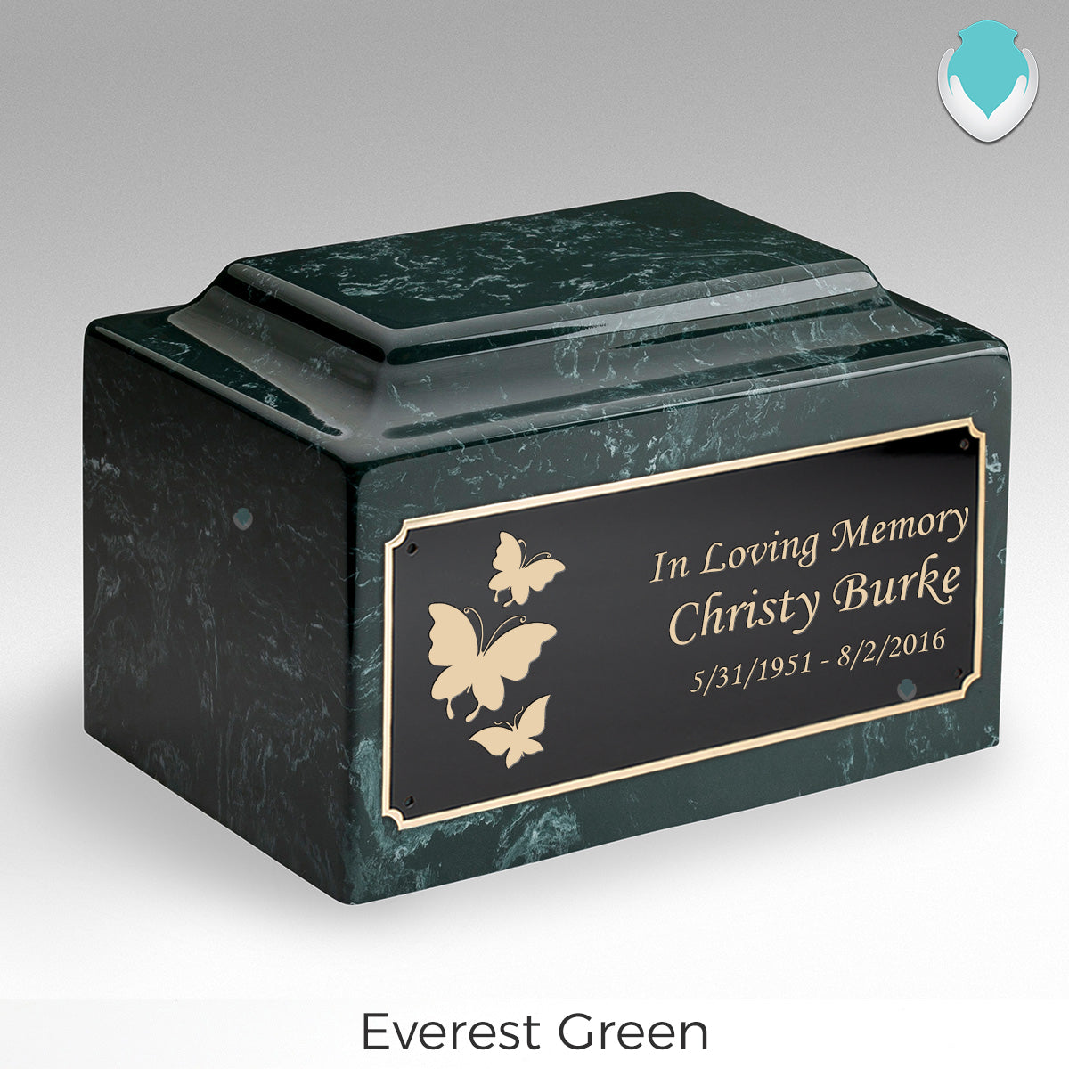 Adult Legacy Butterflies Cultured Marble Urns by MacKenzie