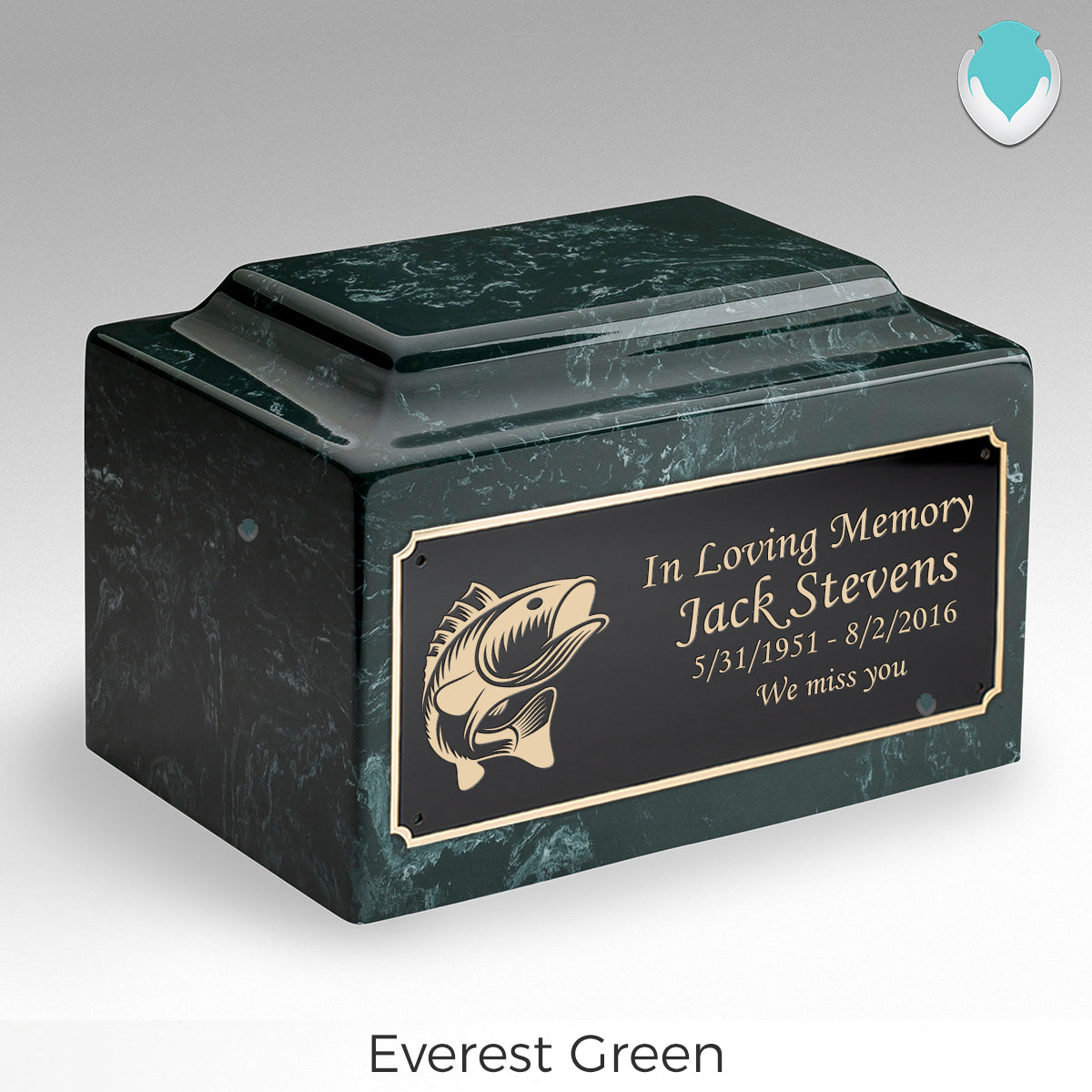 Adult Legacy Fishing Cultured Marble Urns by MacKenzie