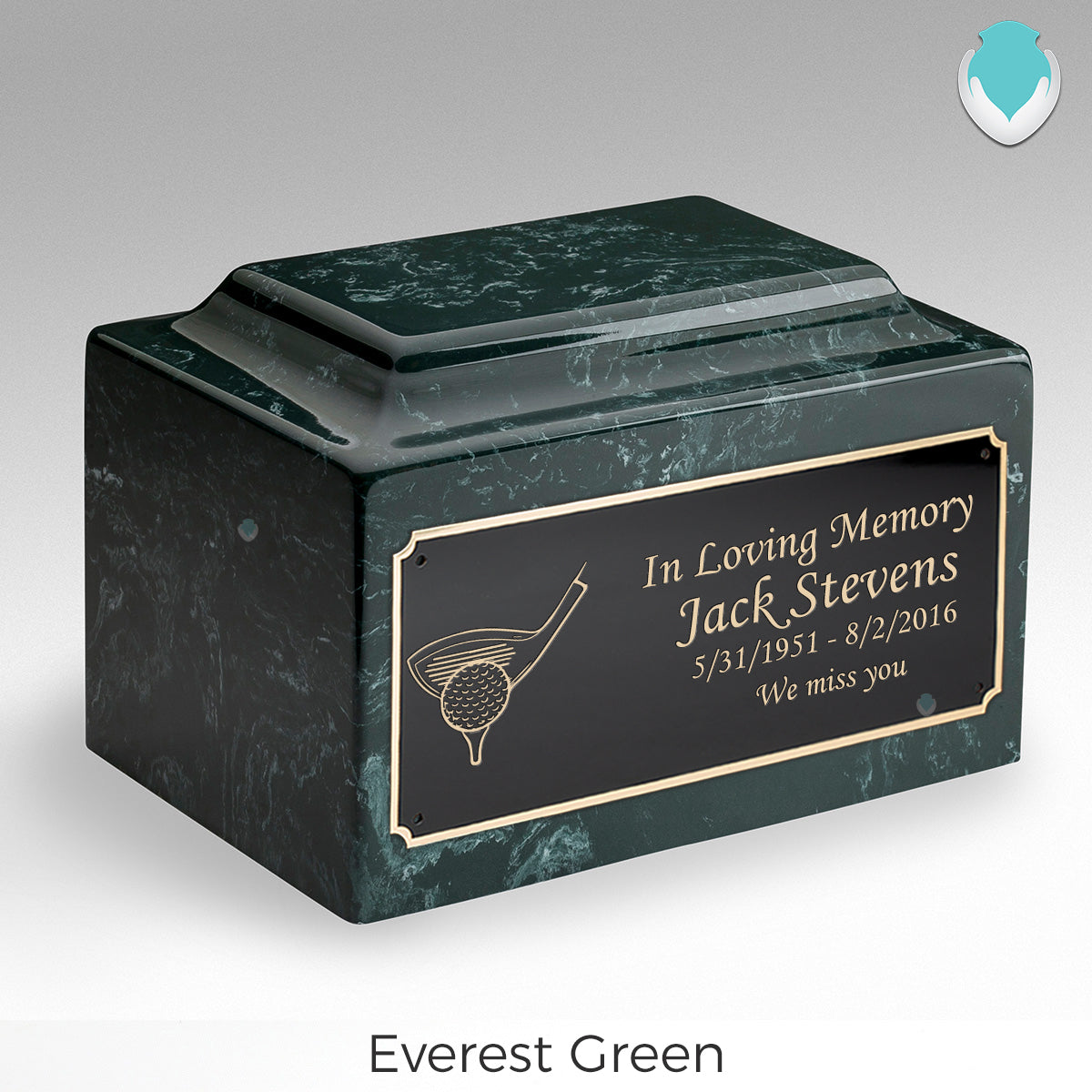 Adult Legacy Golf Cultured Marble Urns by MacKenzie