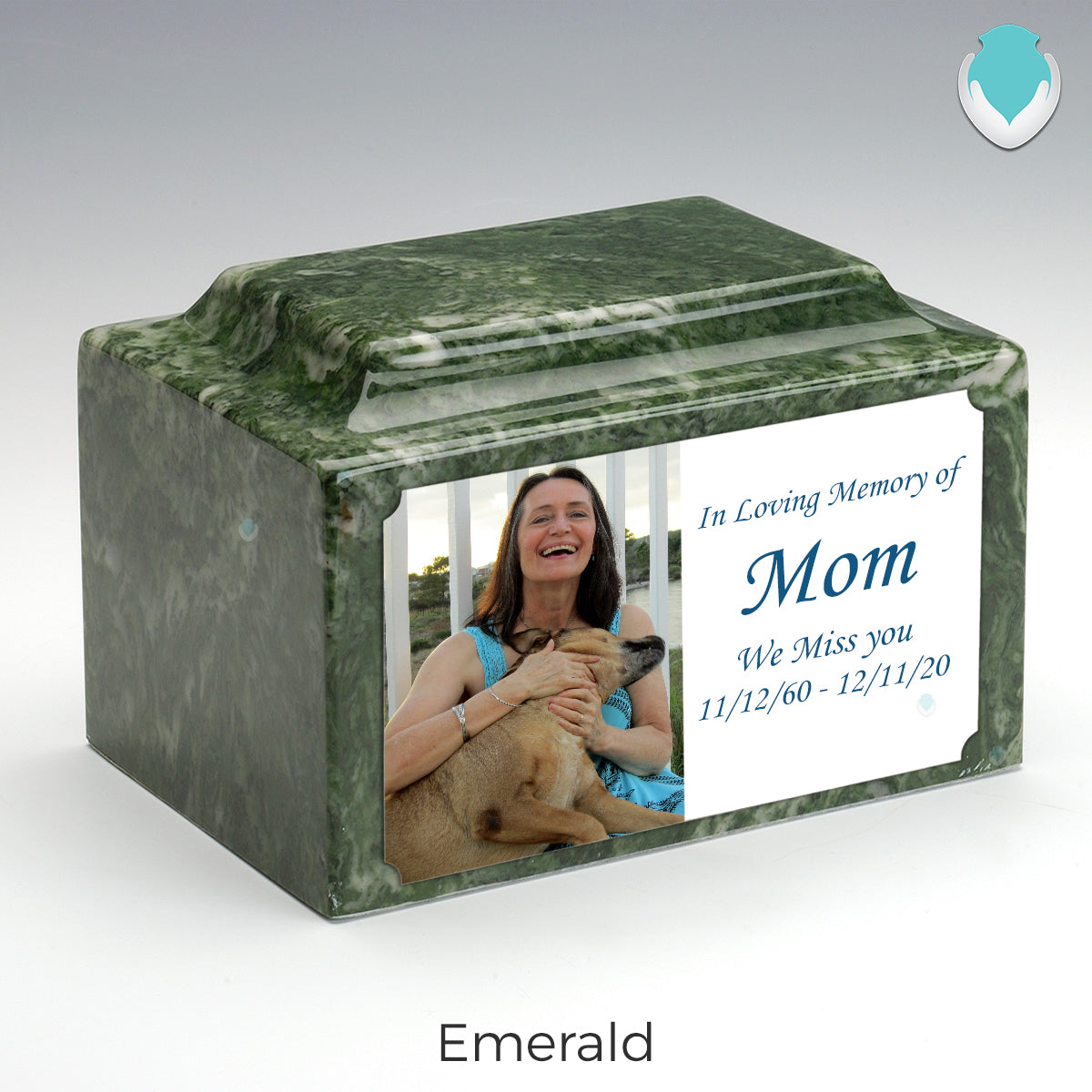 Adult Legacy Custom Printed Photo Cultured Marble Urns by MacKenzie